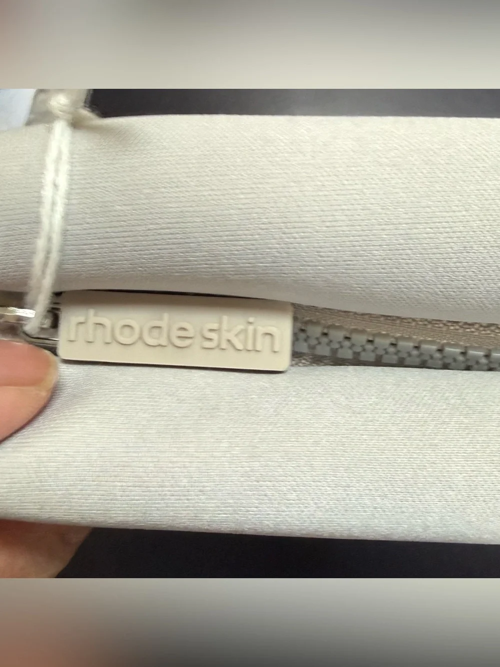 NWT Rhode Bubble Kit Gray Makeup Pouch Cosmetic Bag Only